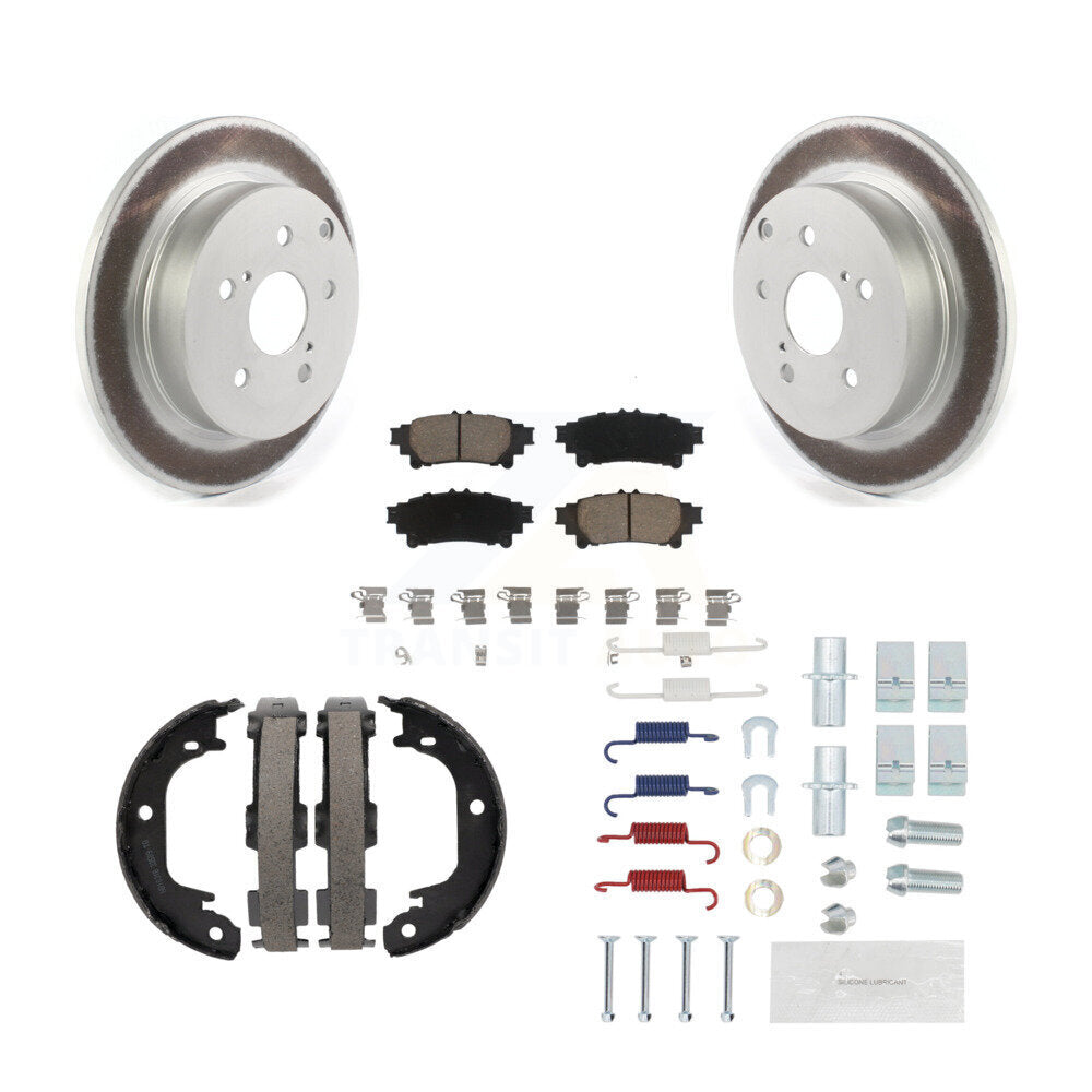 Transit Auto KGC-103272 Disc Brake Kit for 2012-2020 Toyota Mirai, Toyota Prius V - Rear
