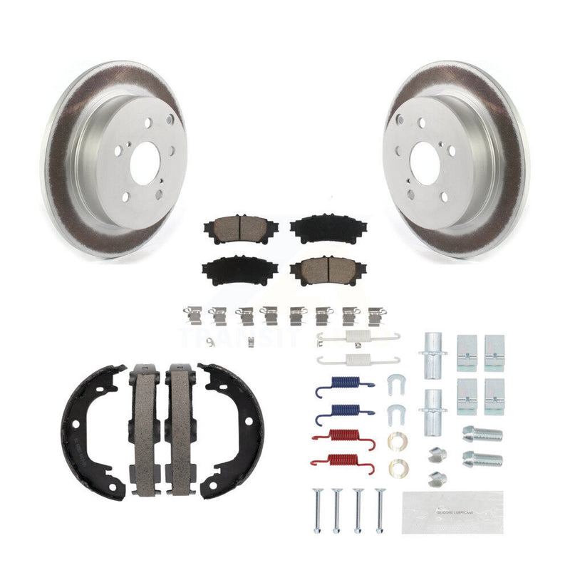Transit Auto KGC-103272 Disc Brake Kit for 2012-2020 Toyota Mirai, Toyota Prius V - Rear
