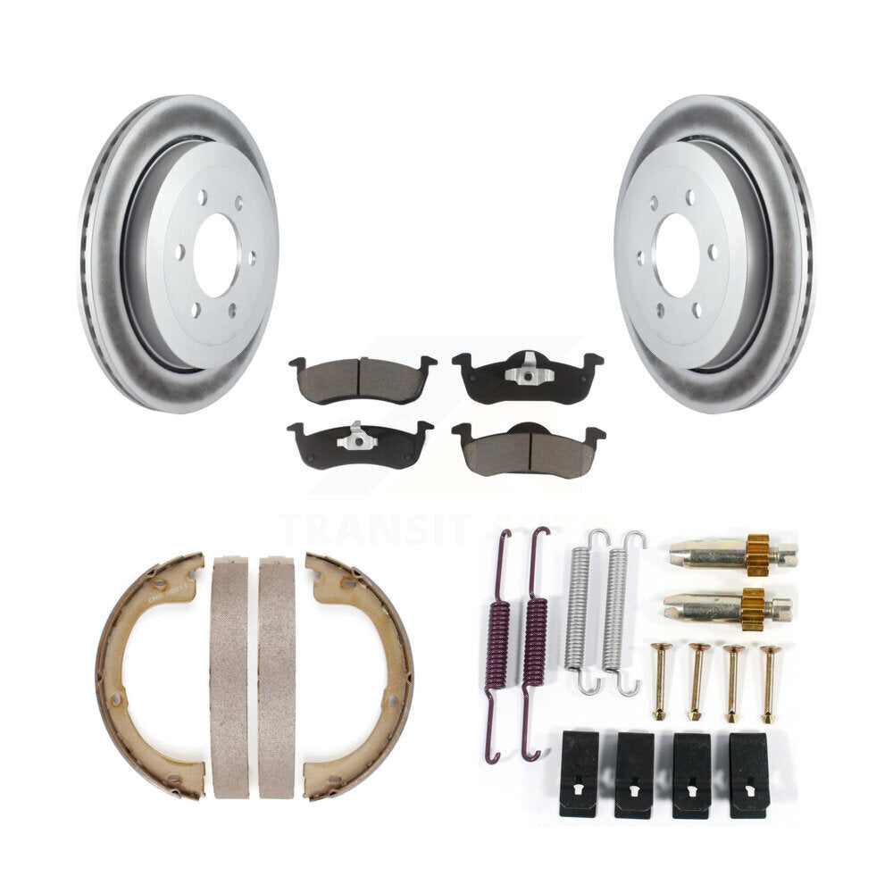 Transit Auto KGC-103289 Disc Brake Kit for 2007-2017 Ford Expedition, Lincoln Navigator - Rear