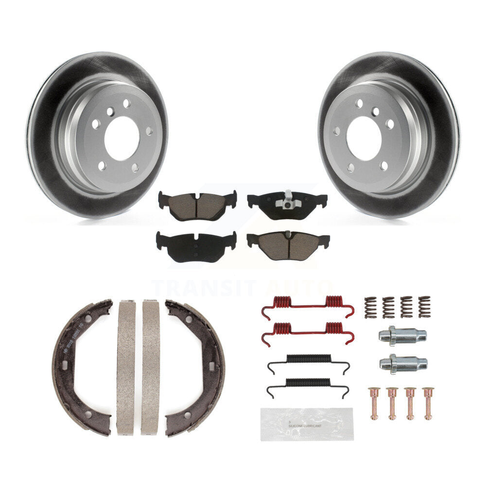 Transit Auto KGC-103296 Disc Brake Kit for 2007-2012 BMW 328i xDrive, BMW 328i - Rear