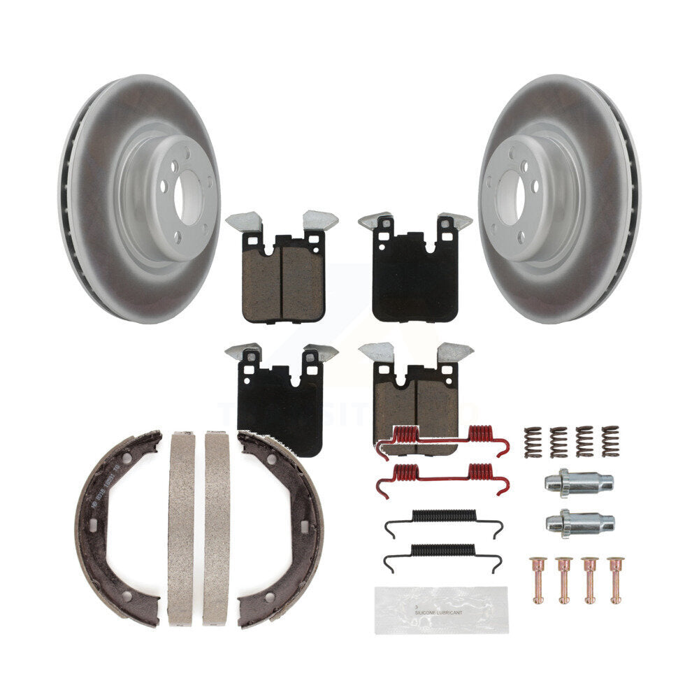 Transit Auto KGC-103299 Disc Brake Kit for 2013-2018 BMW 320i xDrive, BMW 328i - Rear