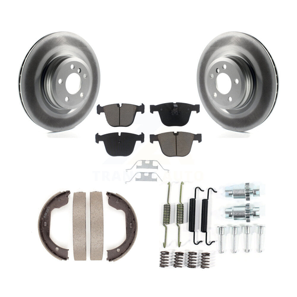 Transit Auto KGC-103330 Disc Brake Kit for 2009-2016 BMW ActiveHybrid 7, BMW Alpina B7 and More - Rear