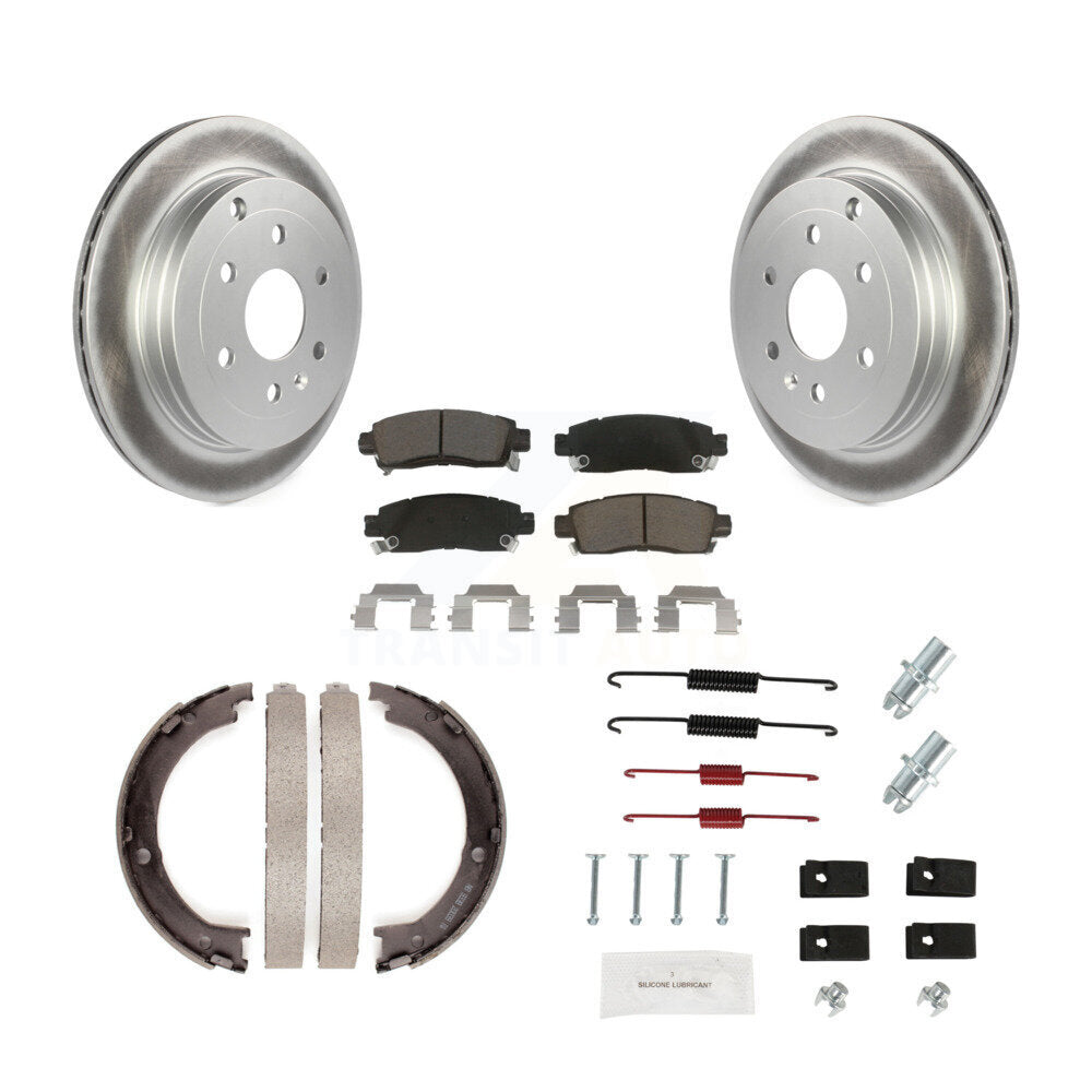 Transit Auto KGC-103348 Disc Brake Kit for 2007-2017 GMC Acadia Limited, Chevrolet Traverse and More - Rear
