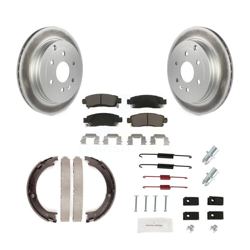 Transit Auto KGC-103348 Disc Brake Kit for 2007-2017 GMC Acadia Limited, Chevrolet Traverse and More - Rear