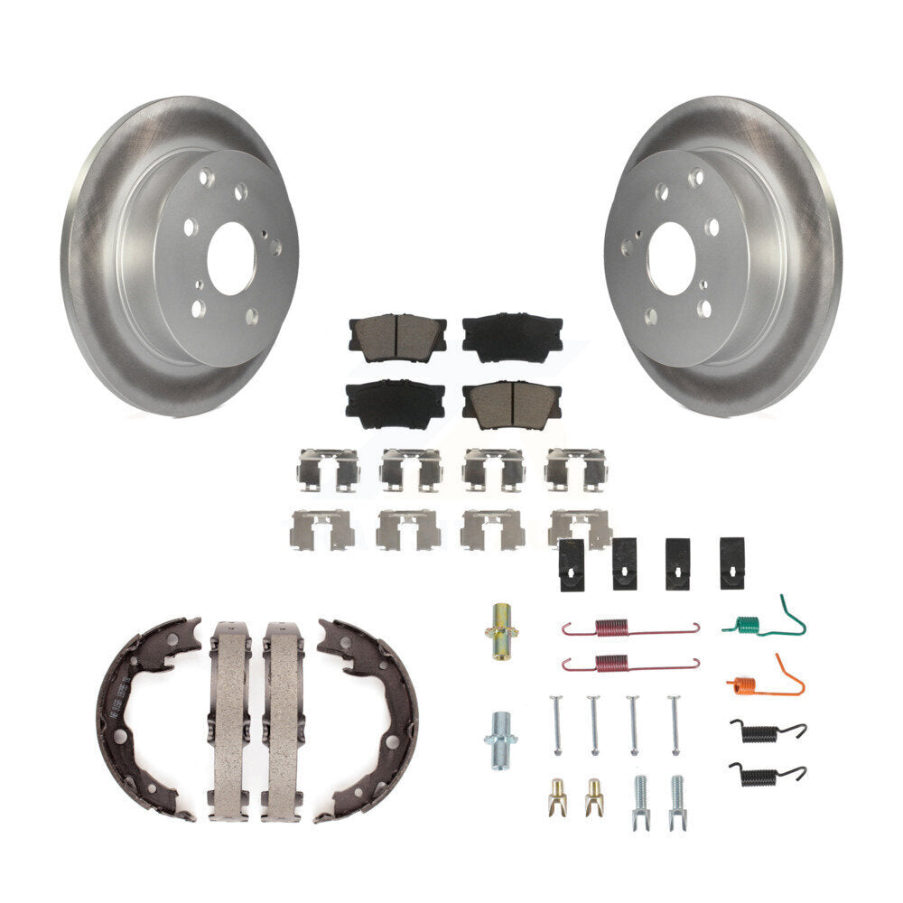 Transit Auto KGC-103352 Disc Brake Kit for 2006-2018 Lexus HS250h, Toyota RAV4 - Rear