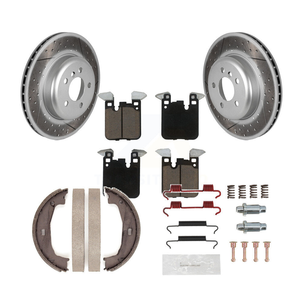 Transit Auto KGC-103373 Disc Brake Kit for 2014-2016 BMW 328i, BMW 428i xDrive - Rear