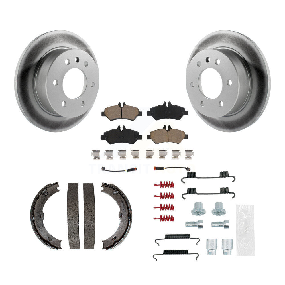 Transit Auto KGC-103375 Disc Brake Kit for 2007-2018 Mercedes-Benz Sprinter 2500, Dodge Sprinter 2500 and More - Rear
