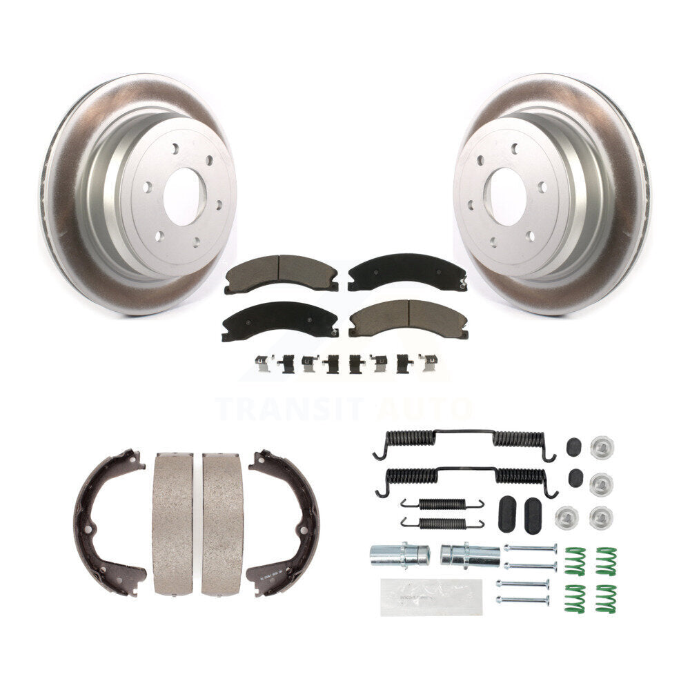 Transit Auto KGC-103380 Disc Brake Kit for 2016-2019 Nissan TITAN XD - Rear