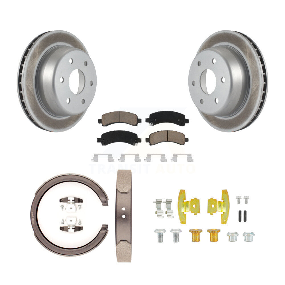 Transit Auto KGC-103388 Disc Brake Kit for 2002-2014 Cadillac Escalade, Chevrolet Avalanche 1500 and More - Rear