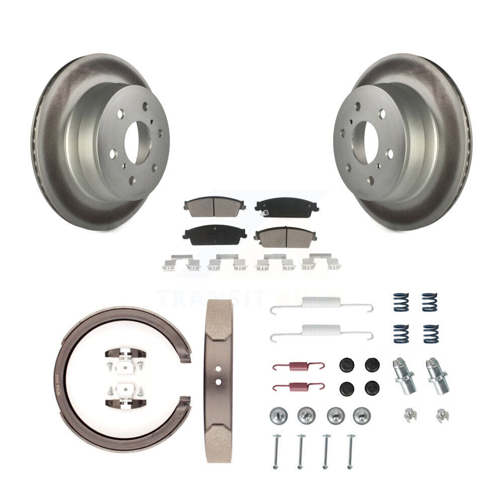 Transit Auto KGC-103390 Disc Brake Kit for 2013 Chevrolet Silverado 1500, GMC Sierra 1500 - Rear