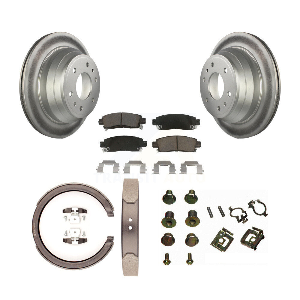 Transit Auto KGC-103391 Disc Brake Kit for 2002-2009 Saab 9-7x, Buick Rainier and More - Rear