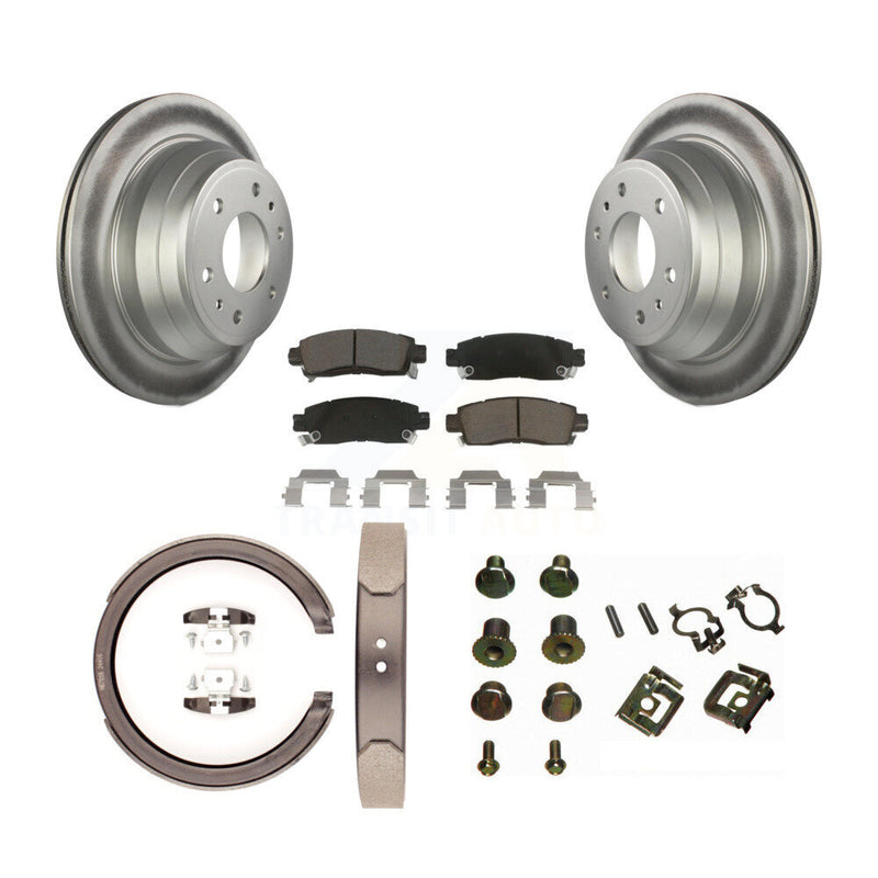 Transit Auto KGC-103391 Disc Brake Kit for 2002-2009 Saab 9-7x, Buick Rainier and More - Rear