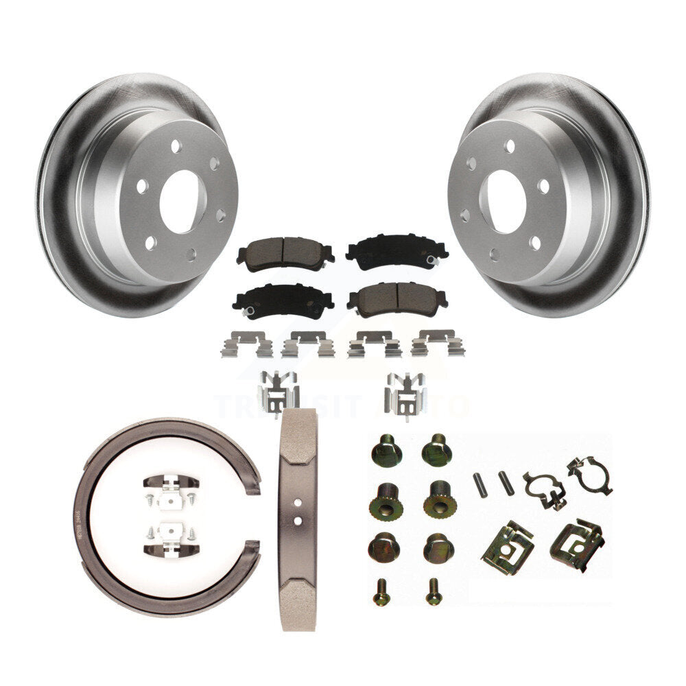 Transit Auto KGC-103393 Disc Brake Kit for 2005-2007 Chevrolet Silverado 1500 Classic, GMC Sierra 1500 Classic and More - Rear