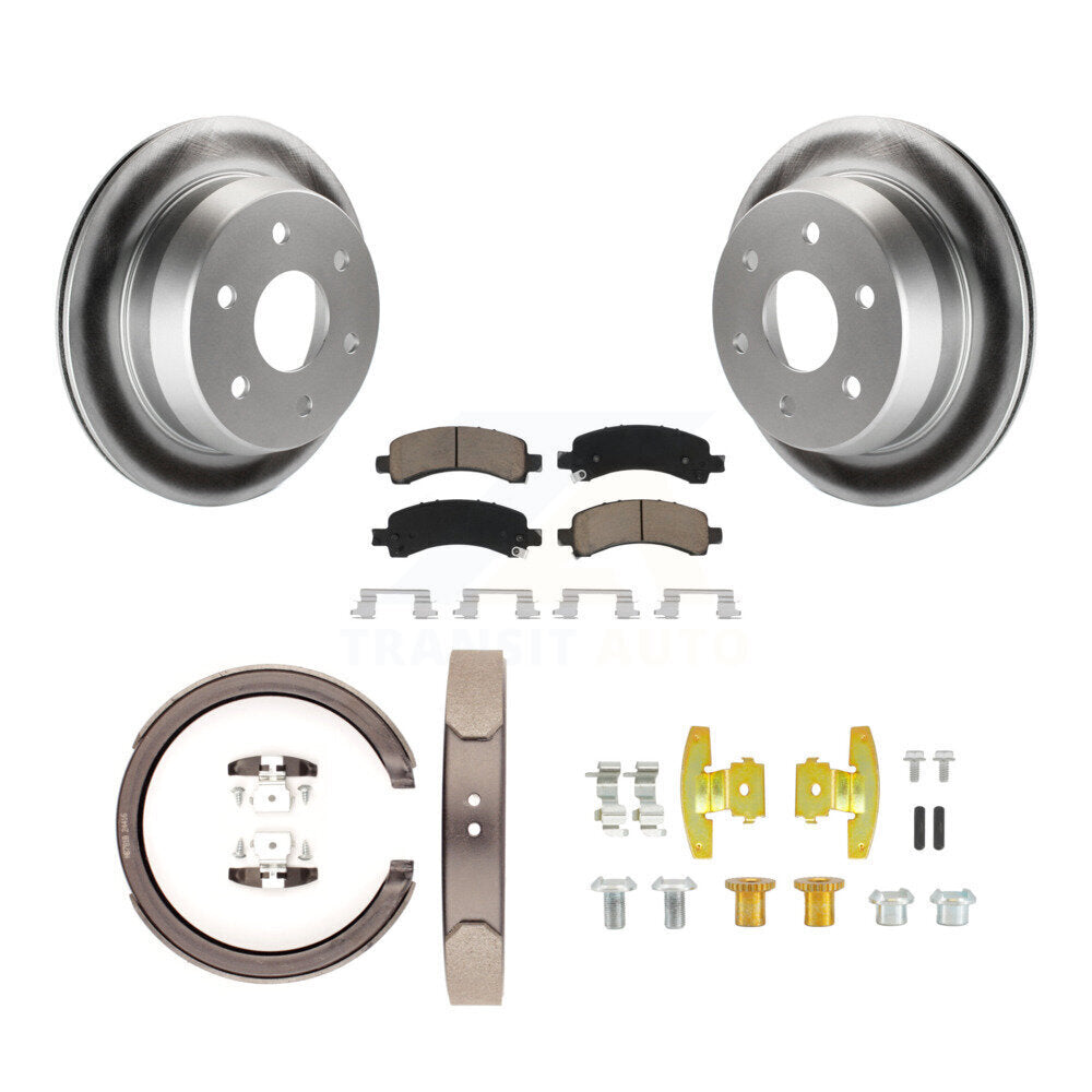 Transit Auto KGC-103408 Disc Brake Kit for 2002 Chevrolet Avalanche 1500, Chevrolet Suburban 1500 - Rear
