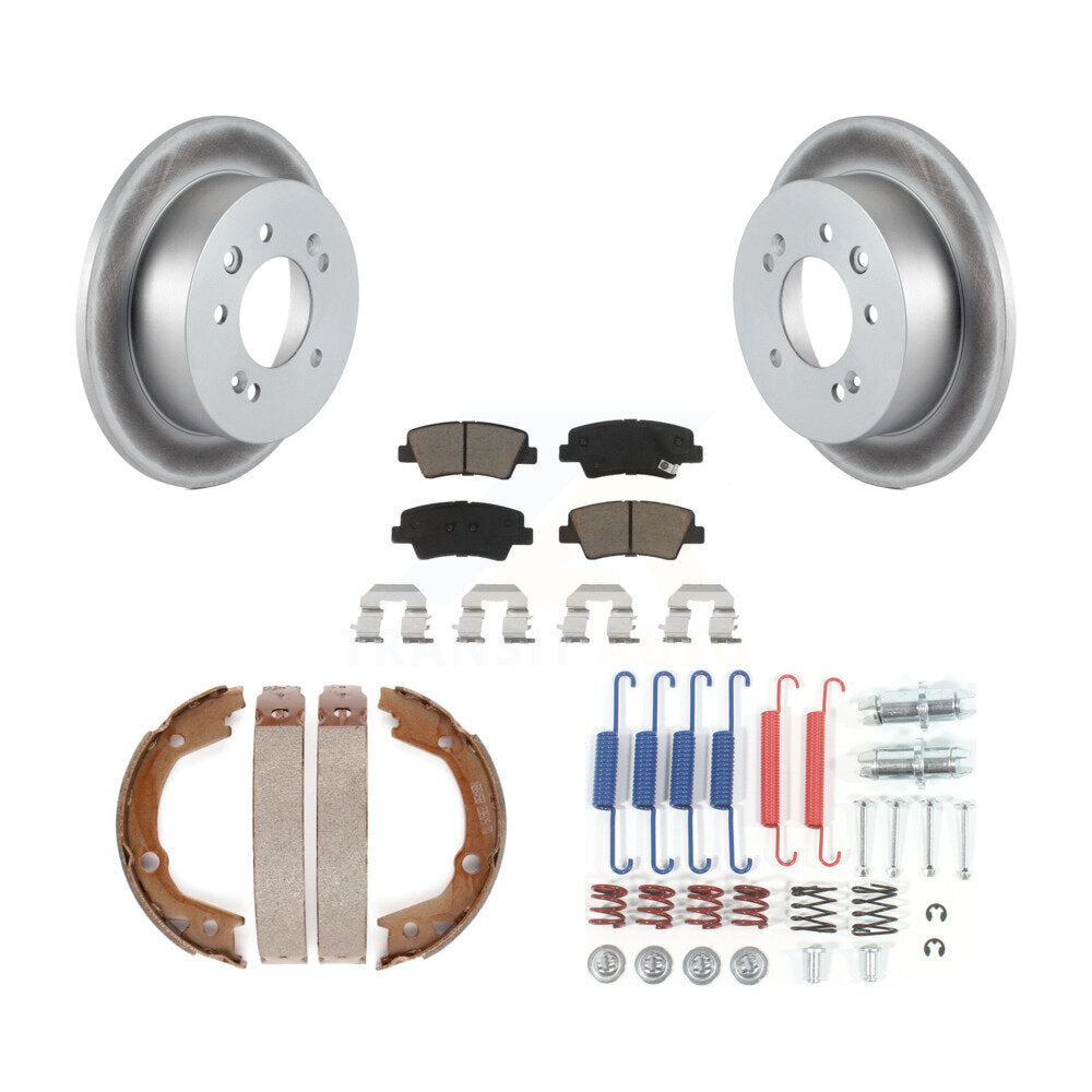 Transit Auto KGC-103421 Disc Brake Kit for 2010 Hyundai Elantra - Rear