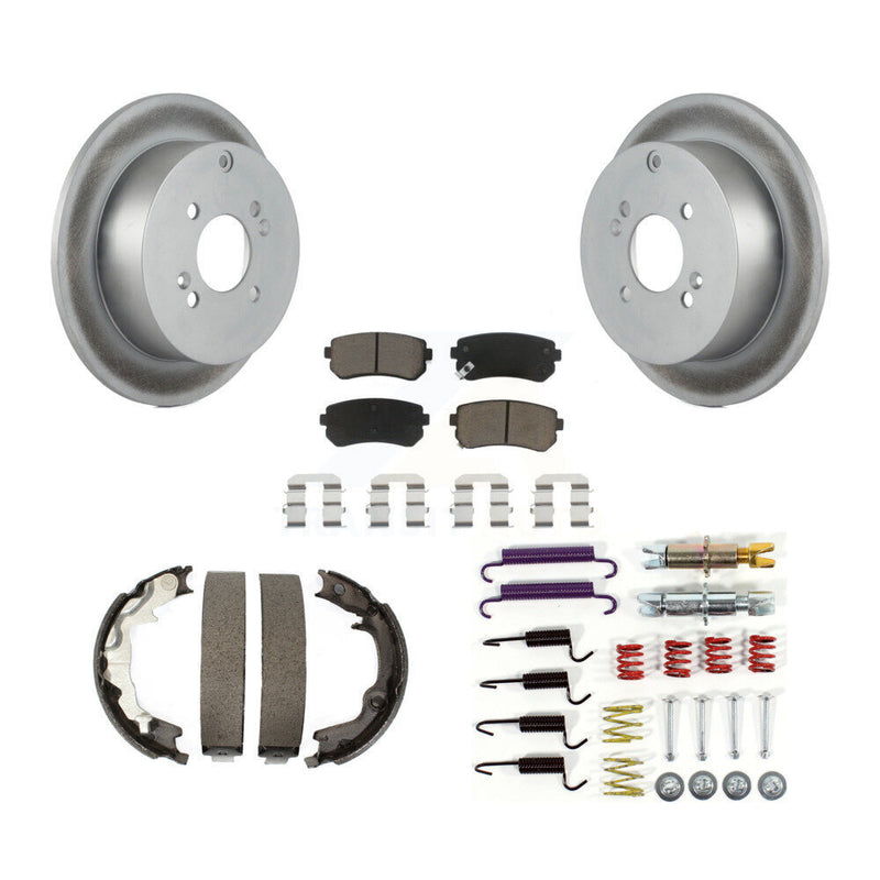 Transit Auto KGC-103428 Disc Brake Kit for 2006-2007 Hyundai Accent, Kia Rio, Kia Rio5 - Rear