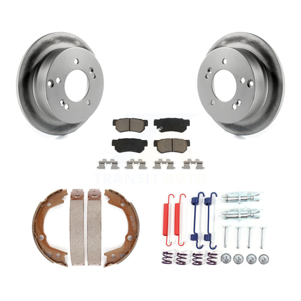 Transit Auto KGC-103459 Disc Brake Kit for 2005-2010 Hyundai Tucson, Kia Sportage - Rear