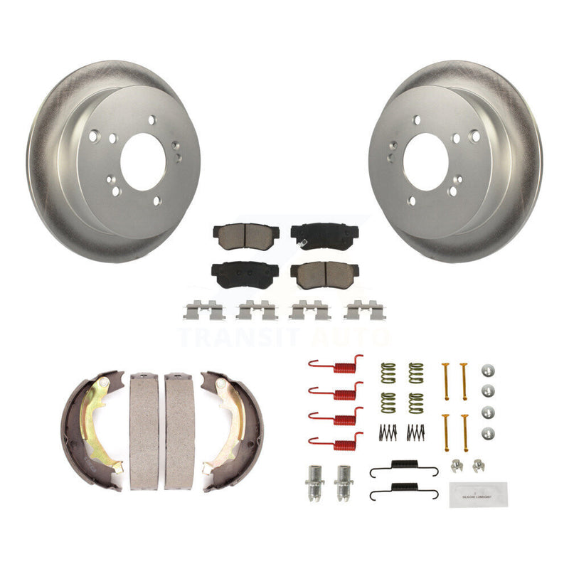 Transit Auto KGC-103460 Disc Brake Kit for 2005-2010 Hyundai Tucson, Kia Sportage - Rear