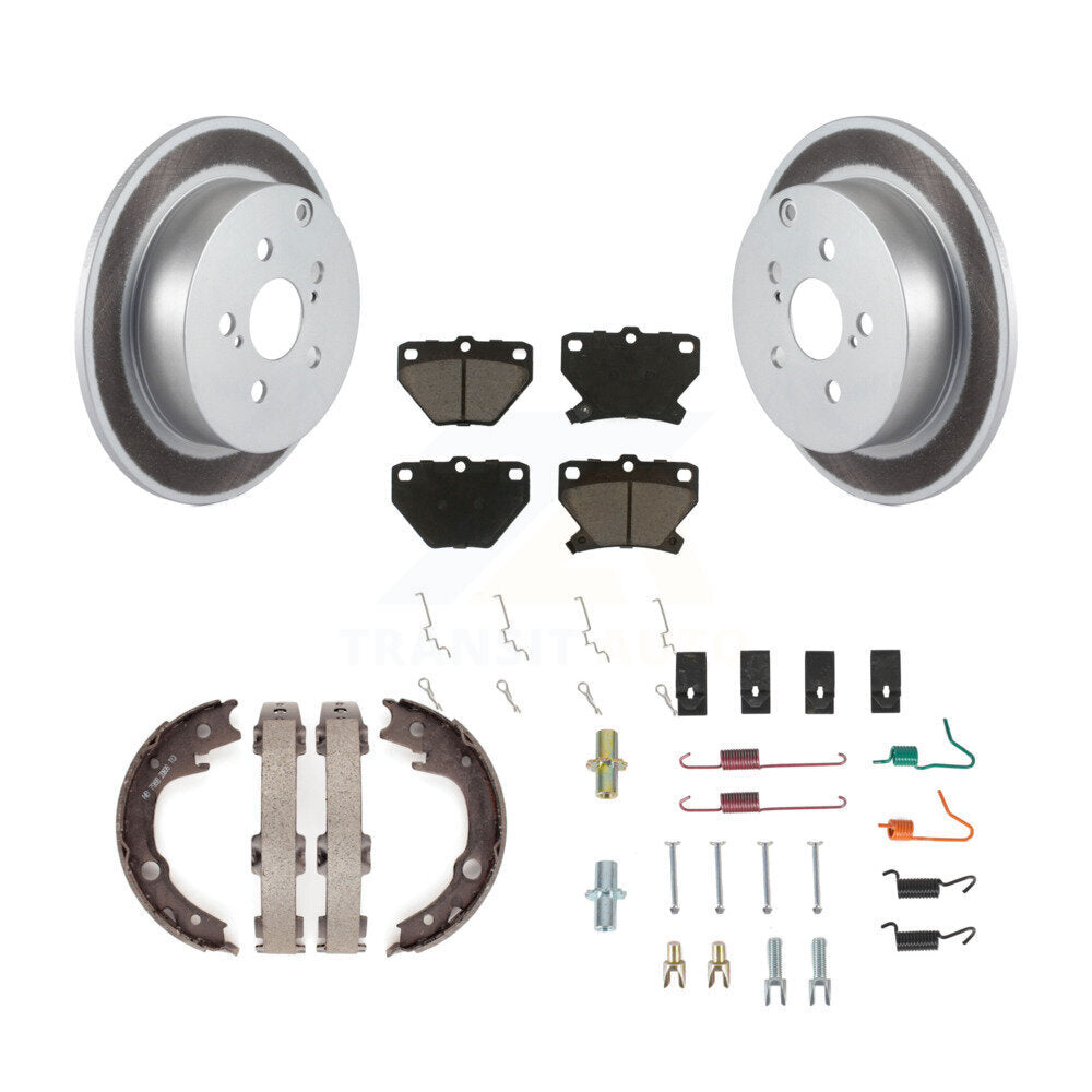 Transit Auto KGC-103497 Disc Brake Kit for 2000-2006 Pontiac Vibe, Toyota Corolla and More - Rear