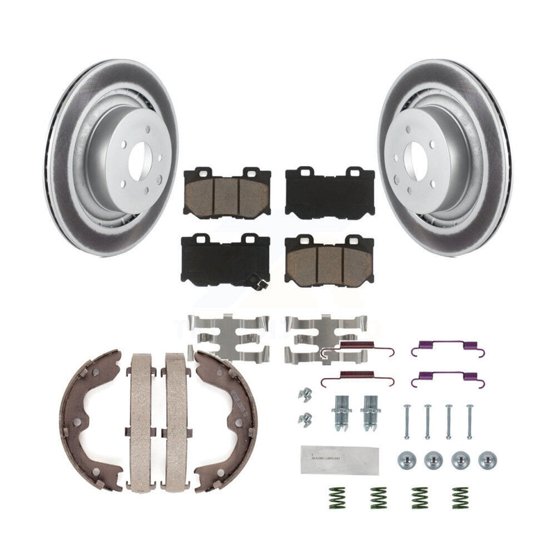Transit Auto KGC-103500 Disc Brake Kit for 2009-2016 INFINITI Q60, INFINITI G37, Nissan 370Z - Rear
