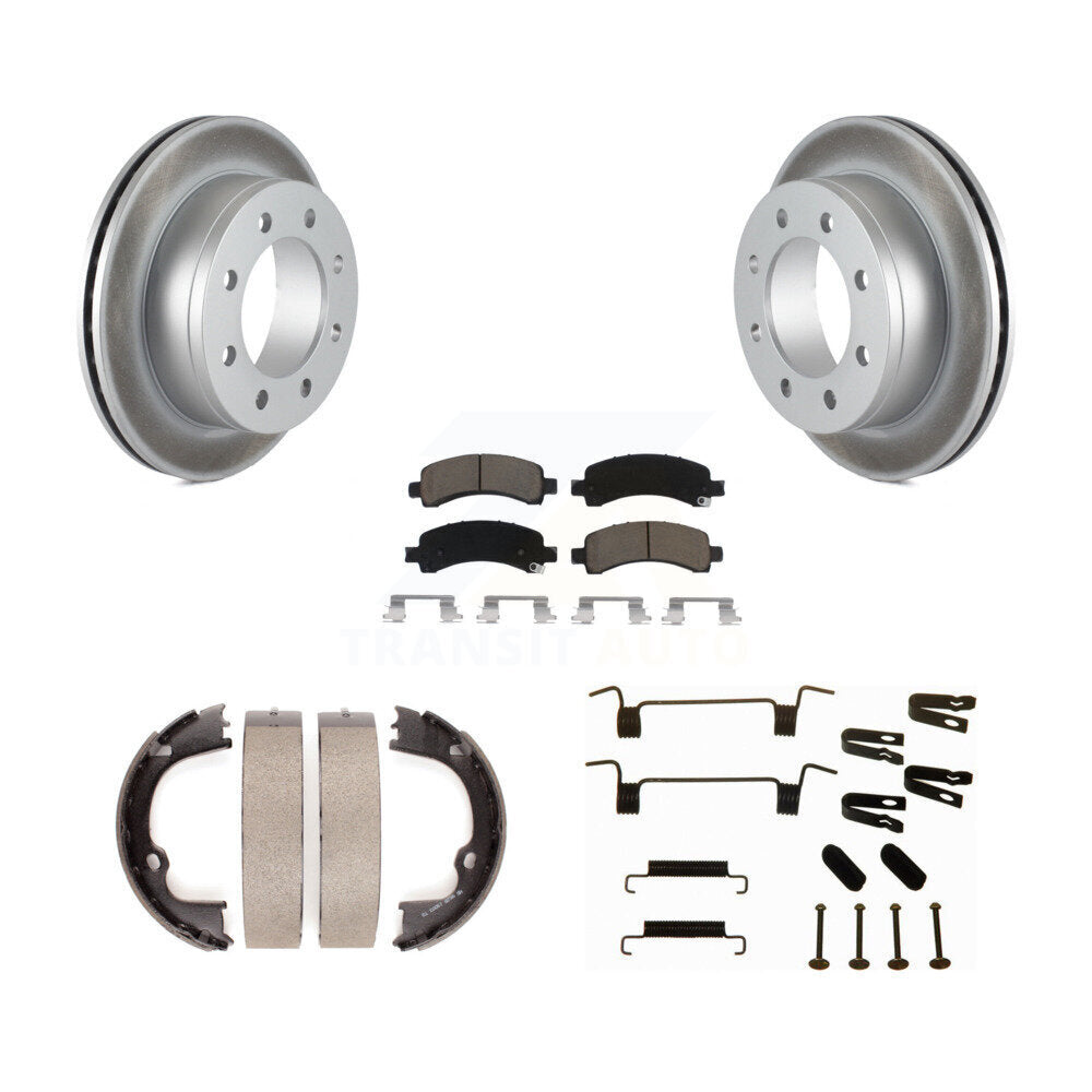 Transit Auto KGC-103509 Disc Brake Kit for 2008-2018 Chevrolet Express 2500, GMC Savana 2500 and More - Rear