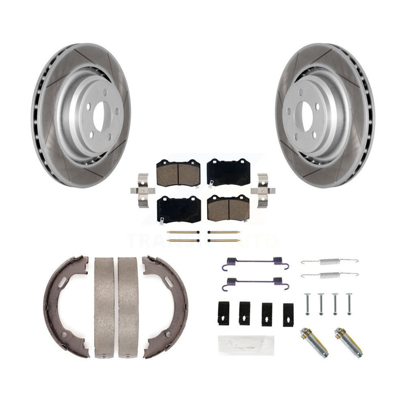 Transit Auto KGC-103532 Disc Brake Kit for 2005-2021 Dodge Charger, Dodge Challenger and More - Rear