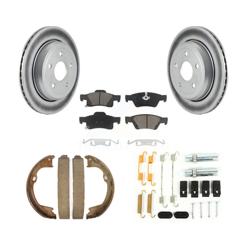 Transit Auto KGC-103570 Disc Brake Kit for 2011-2022 Jeep Grand Cherokee WK, Dodge Durango, Jeep Grand Cherokee - Rear