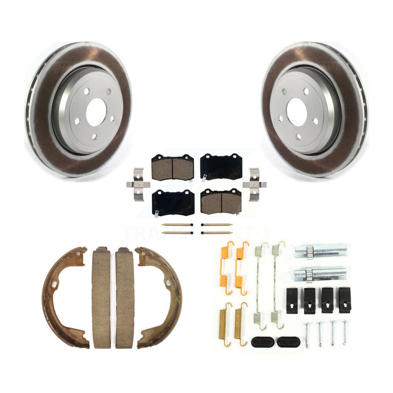 Transit Auto KGC-103571 Disc Brake Kit for 2012-2022 Dodge Durango, Jeep Grand Cherokee - Rear
