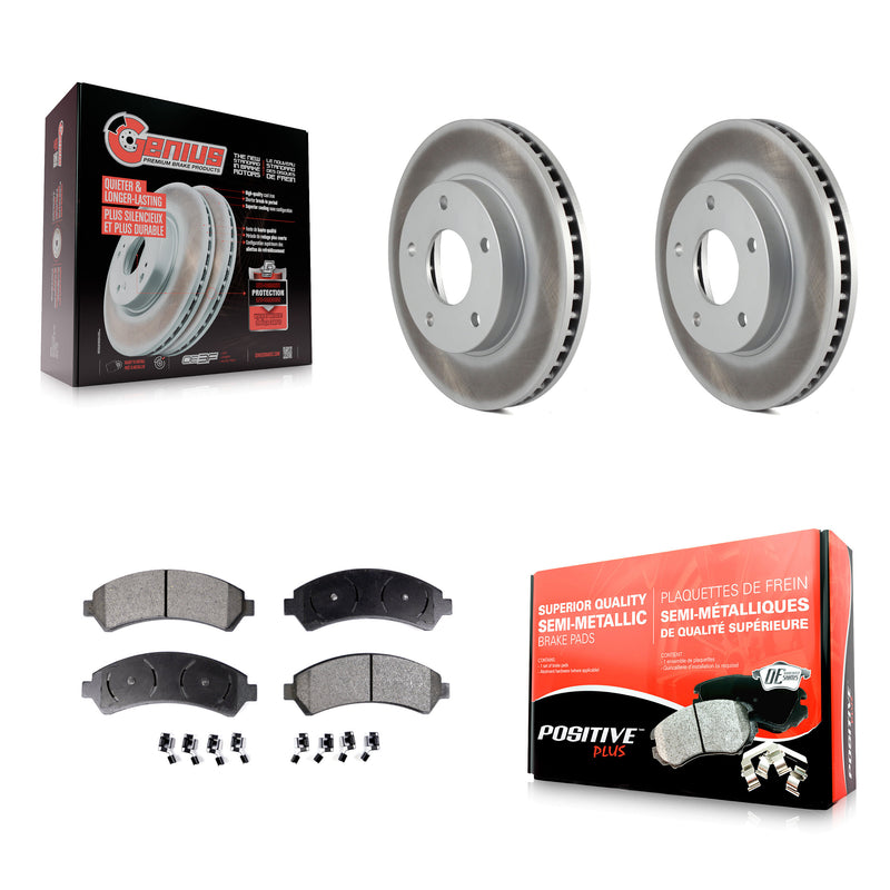 Transit Auto KGF-100008 Disc Brake Kit for 1997-2005 Chevrolet S10, GMC Sonoma and More - Front