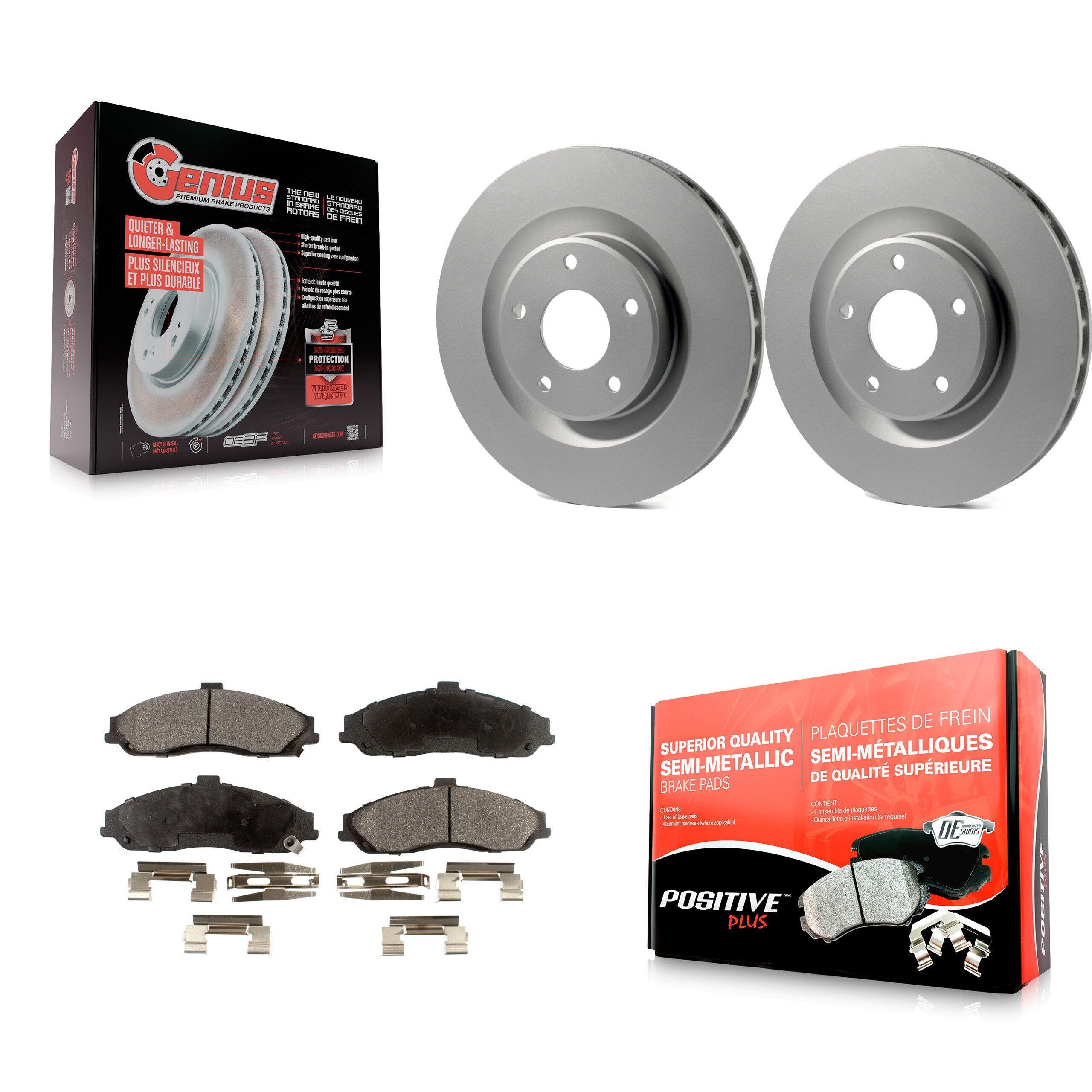 Transit Auto KGF-100032 Disc Brake Kit for 2004-2013 Chevrolet Corvette, Cadillac XLR - Front