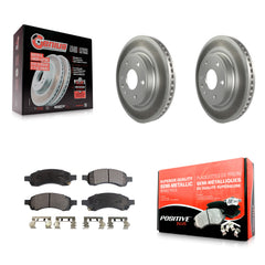 Transit Auto KGF-100047 Disc Brake Kit for 2007-2017 GMC Acadia Limited, Chevrolet Traverse and More - Front