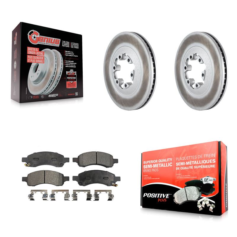 Transit Auto KGF-100051 Disc Brake Kit for 2009-2012 Chevrolet Colorado, GMC Canyon - Front