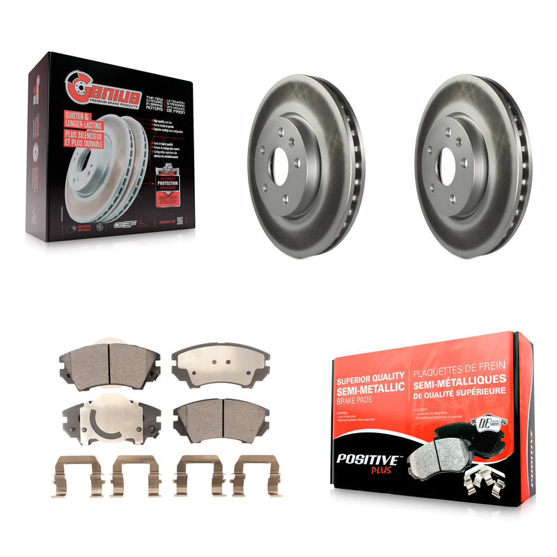 Transit Auto KGF-100052 Disc Brake Kit for 2010-2017 GMC Terrain, Chevrolet Camaro - Front