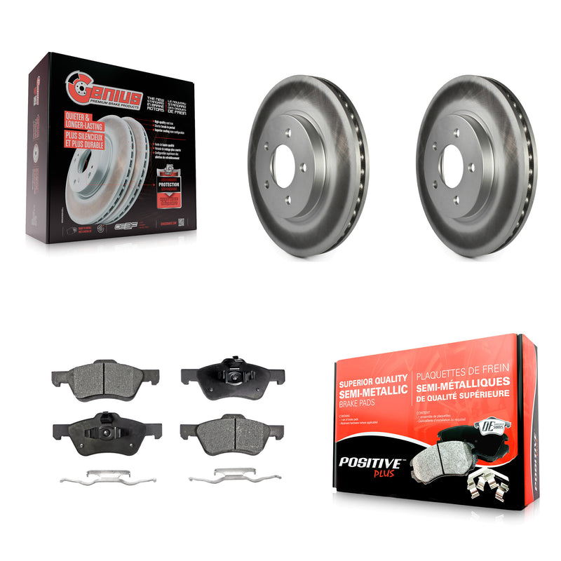 Transit Auto KGF-100092 Disc Brake Kit for 2005-2012 Ford Escape, Mercury Mariner, Mazda Tribute - Front