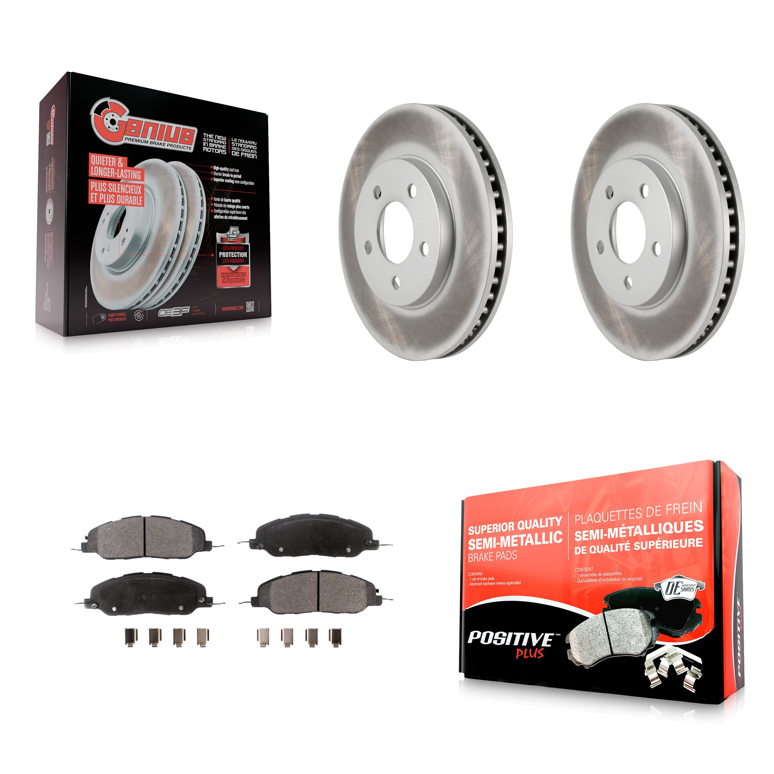 Transit Auto KGF-100100 Disc Brake Kit for 2005-2010 Ford Mustang - Front