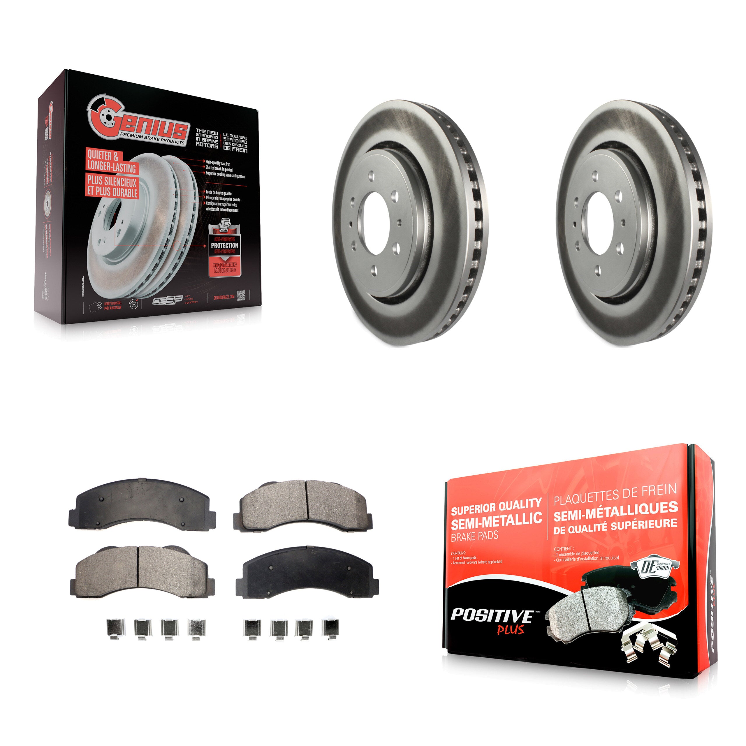 Transit Auto KGF-100107 Disc Brake Kit for 2010-2017 Ford F-150, Ford Expedition, Lincoln Navigator - Front