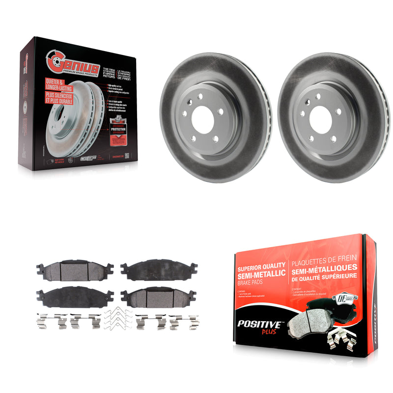 Transit Auto KGF-100116 Disc Brake Kit for 2009-2019 Ford Explorer, Ford Flex and More - Front