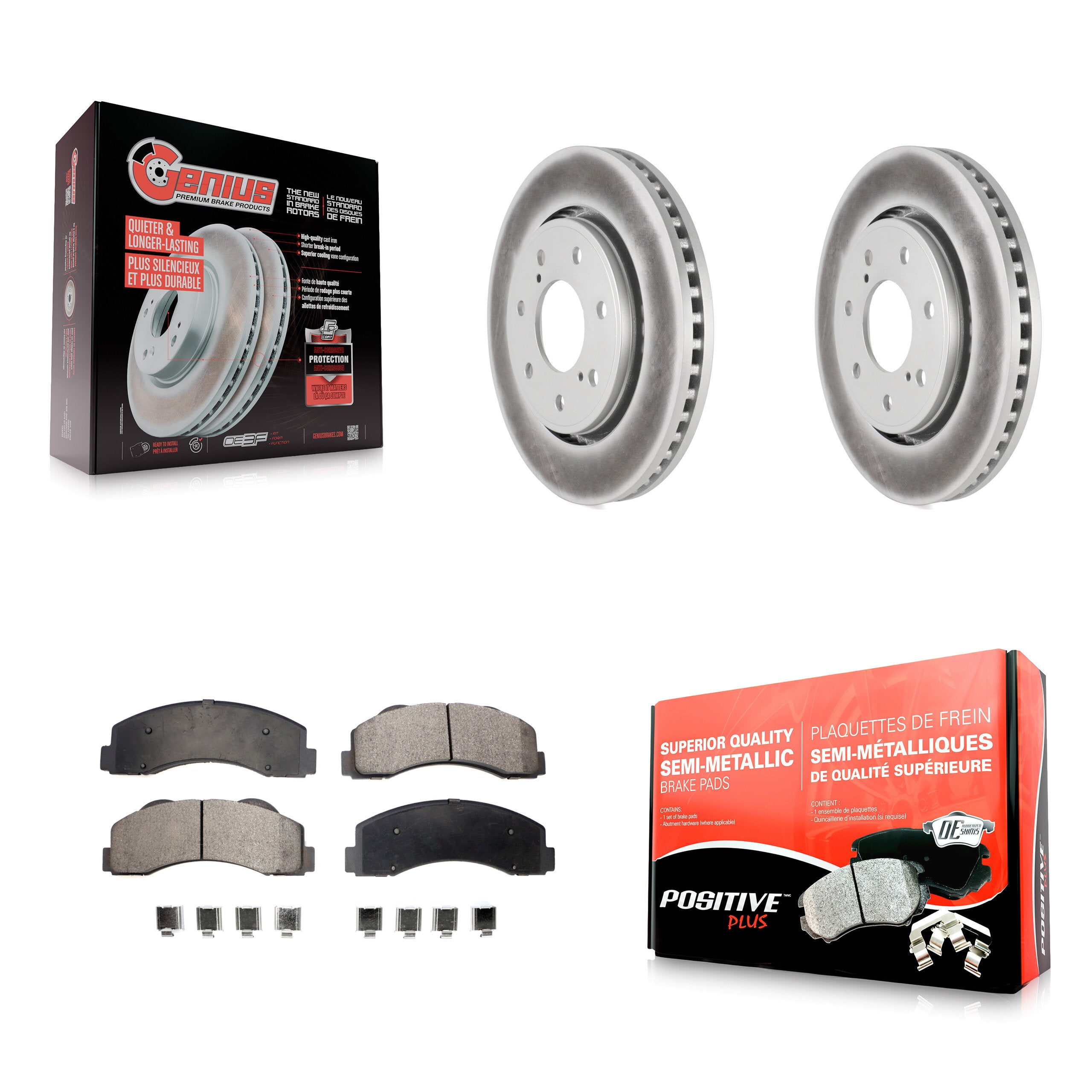 Transit Auto KGF-100119 Disc Brake Kit for 2010-2014 Ford F-150 - Front