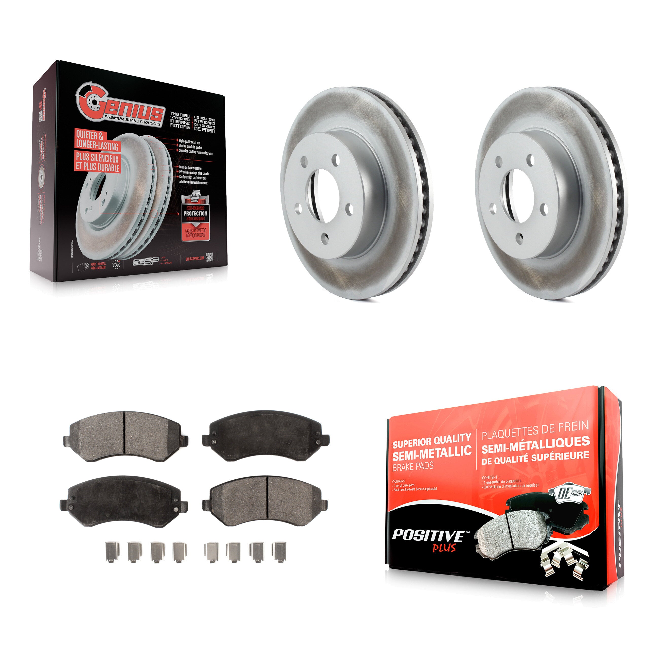 Transit Auto KGF-100141 Disc Brake Kit for 2002-2007 Jeep Liberty - Front