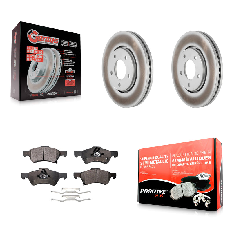 Transit Auto KGF-100143 Disc Brake Kit for 2002-2004 Dodge Caravan, Chrysler Voyager - Front