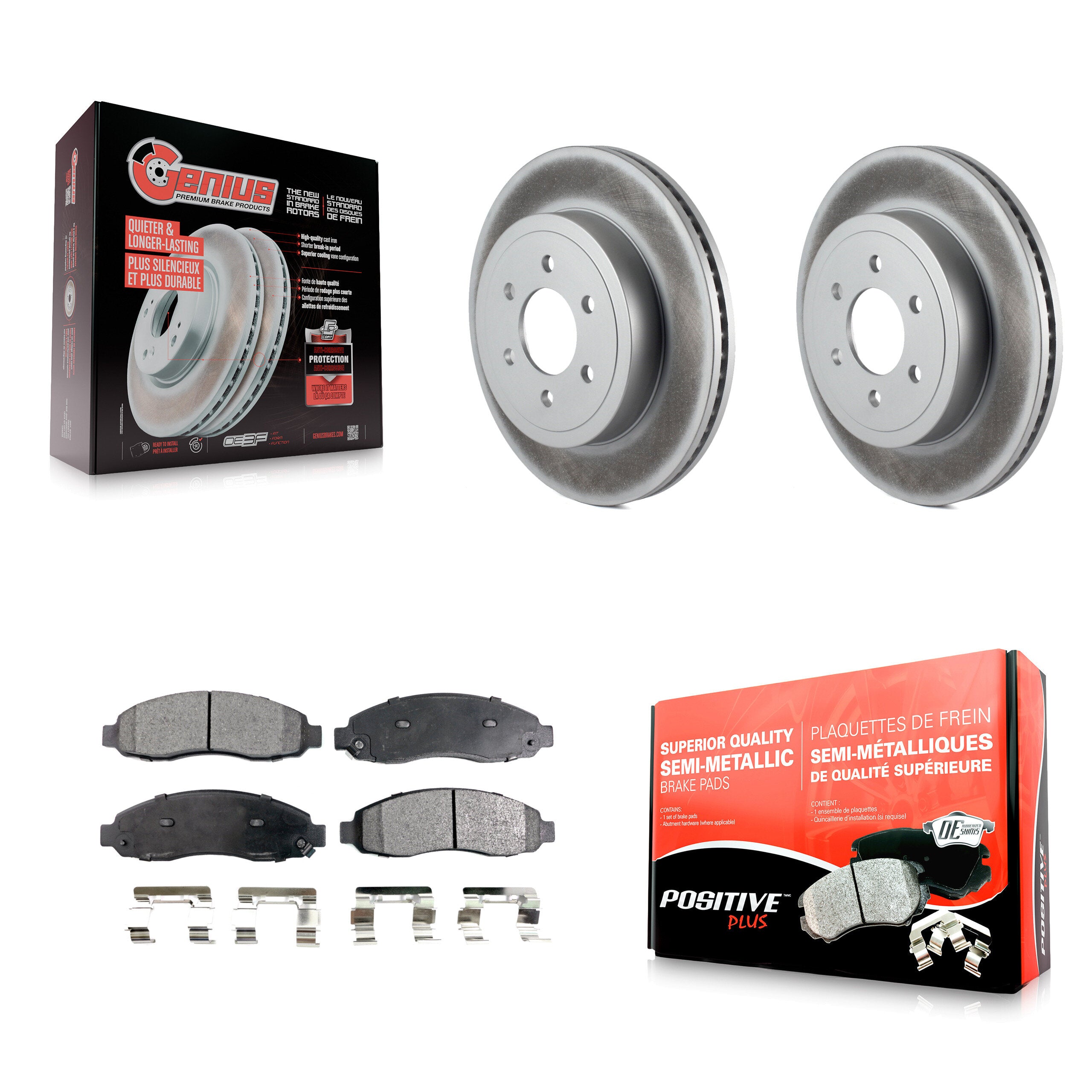 Transit Auto KGF-100149 Disc Brake Kit for 2003-2004 Dodge Dakota - Front