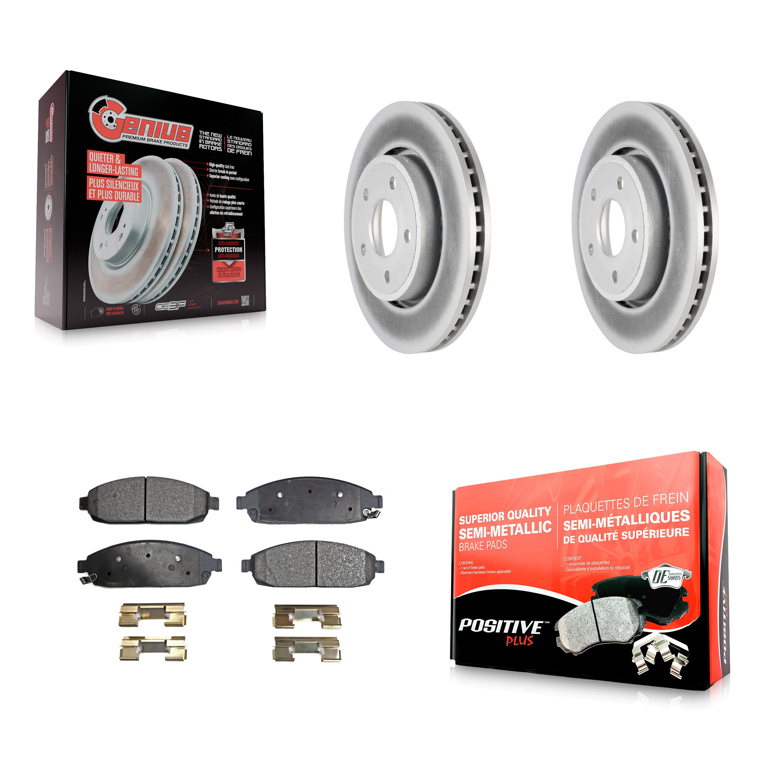 Transit Auto KGF-100155 Disc Brake Kit for 2005-2010 Jeep Grand Cherokee, Jeep Commander - Front