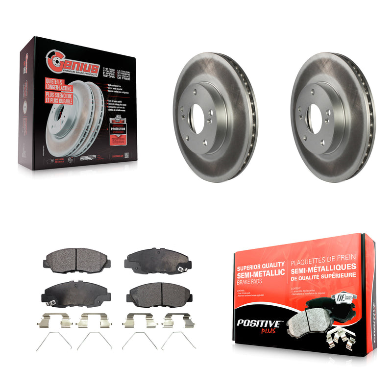 Transit Auto KGF-100207 Disc Brake Kit for 2014-2015 Honda Civic - Front