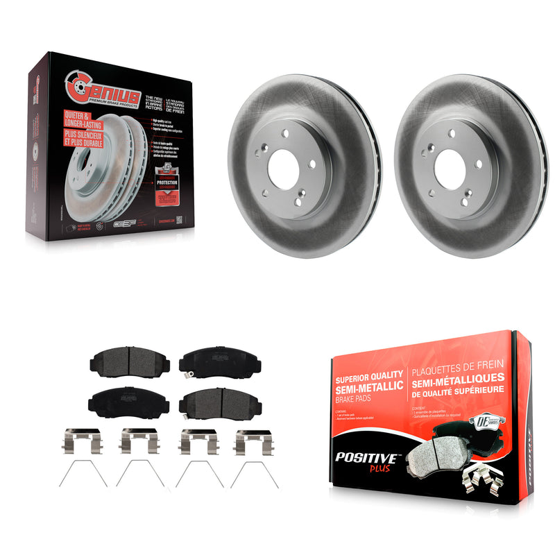 Transit Auto KGF-100219 Disc Brake Kit for 2010-2014 Honda Accord, Acura TSX - Front