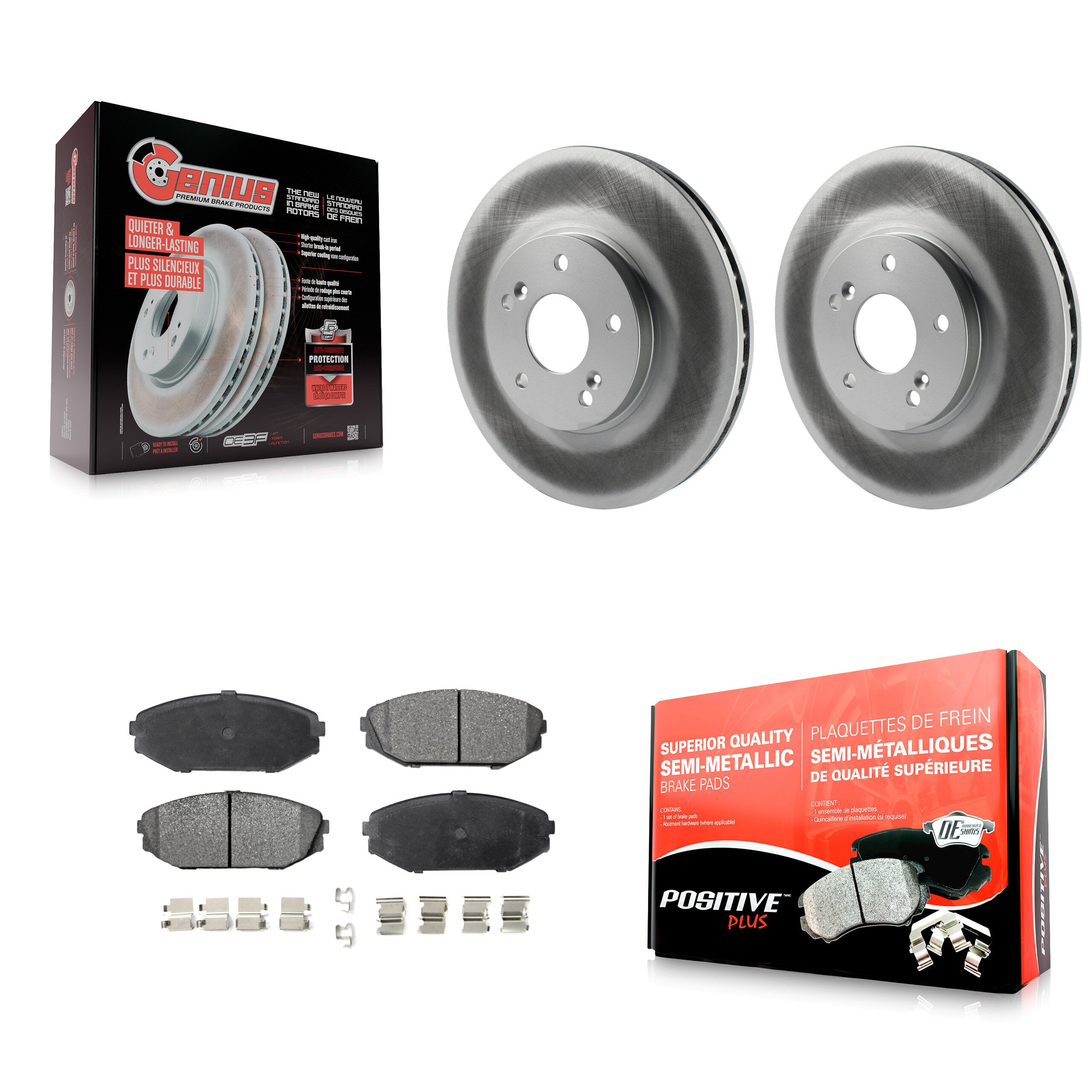 Transit Auto KGF-100221 Disc Brake Kit for 1999-2004 Acura MDX, Honda Odyssey - Front