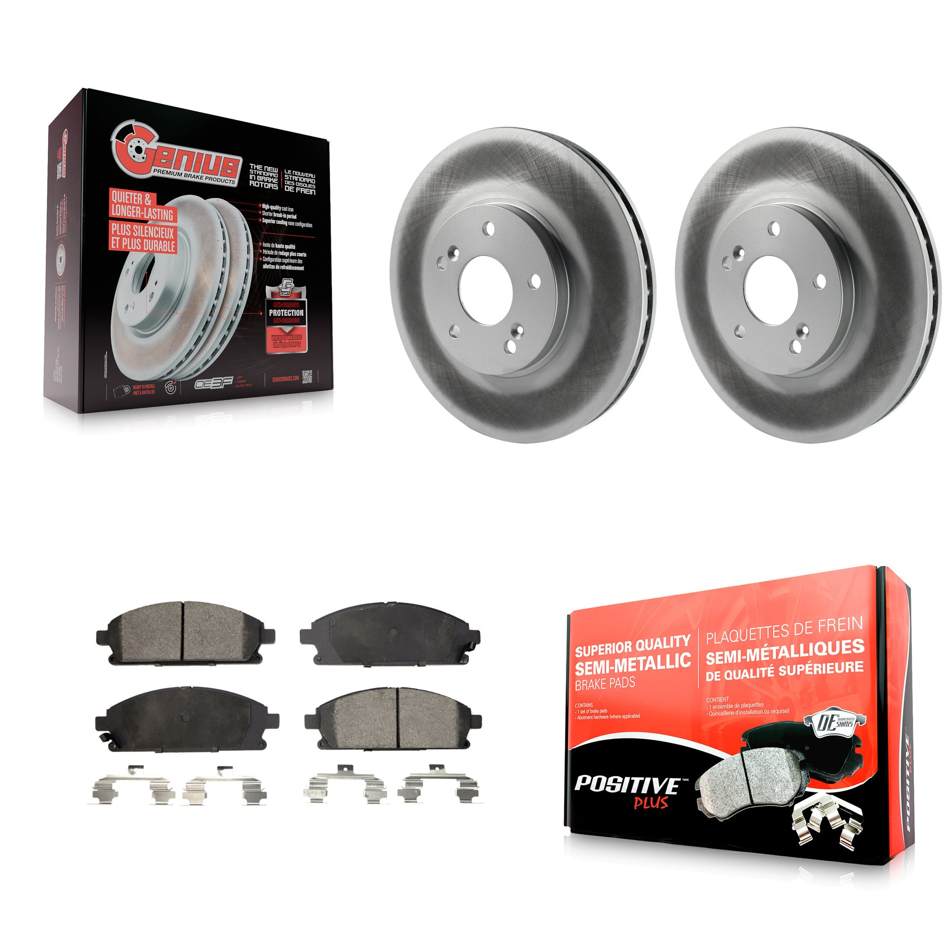Transit Auto KGF-100222 Disc Brake Kit for 2003-2006 Acura MDX - Front