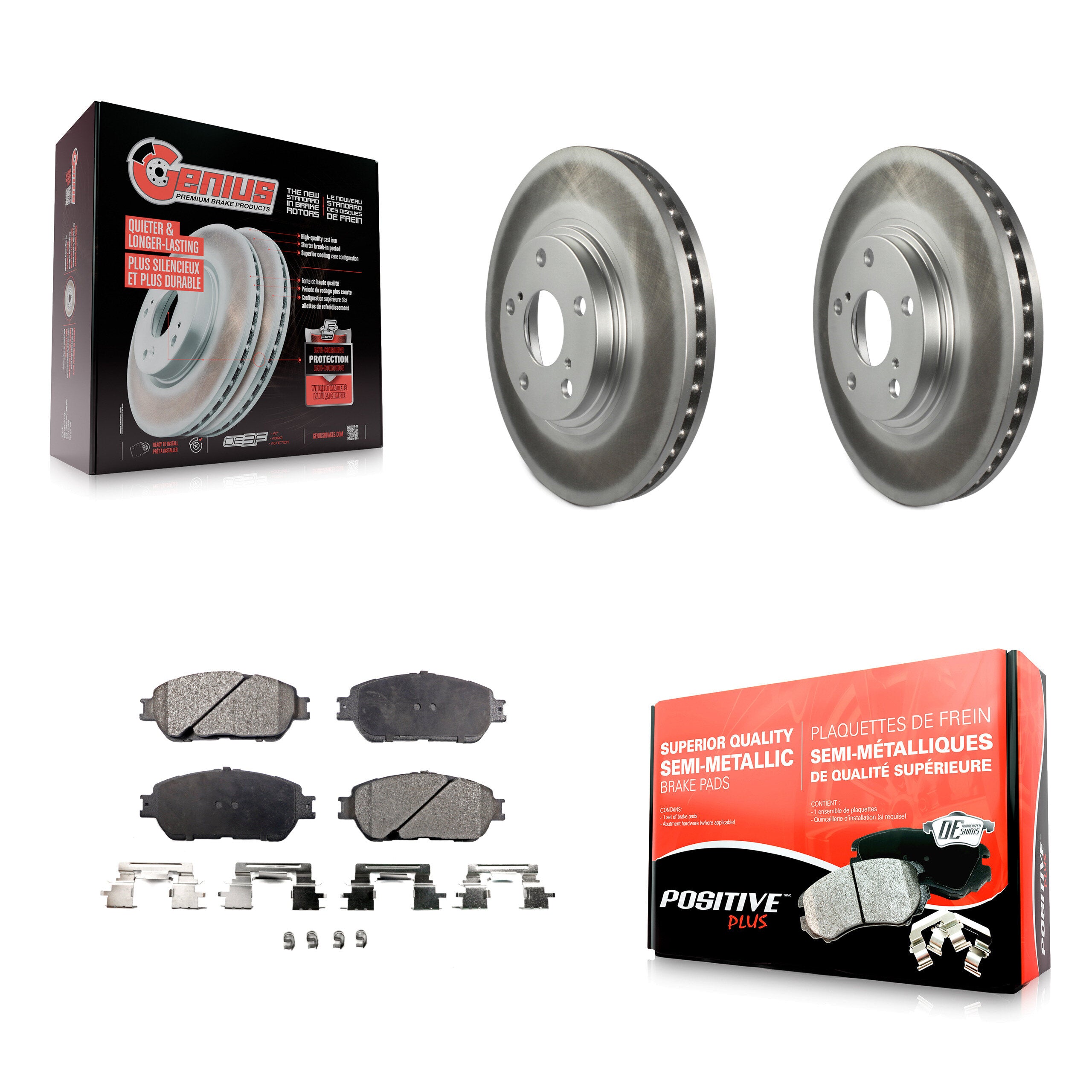 Transit Auto KGF-100229 Disc Brake Kit for 2004-2006 Lexus ES330 - Front