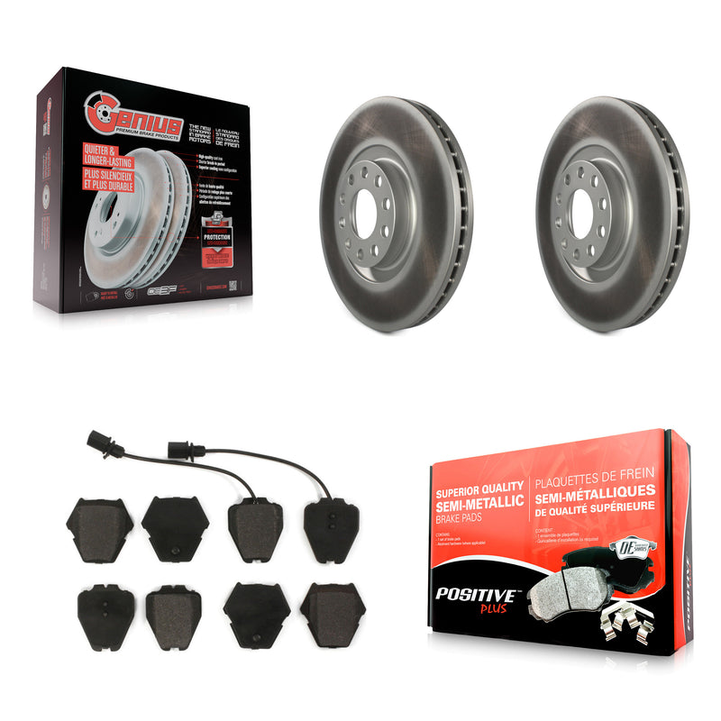 Transit Auto KGF-100242 Disc Brake Kit for 2000-2004 Audi S6, Audi A6 and More - Front