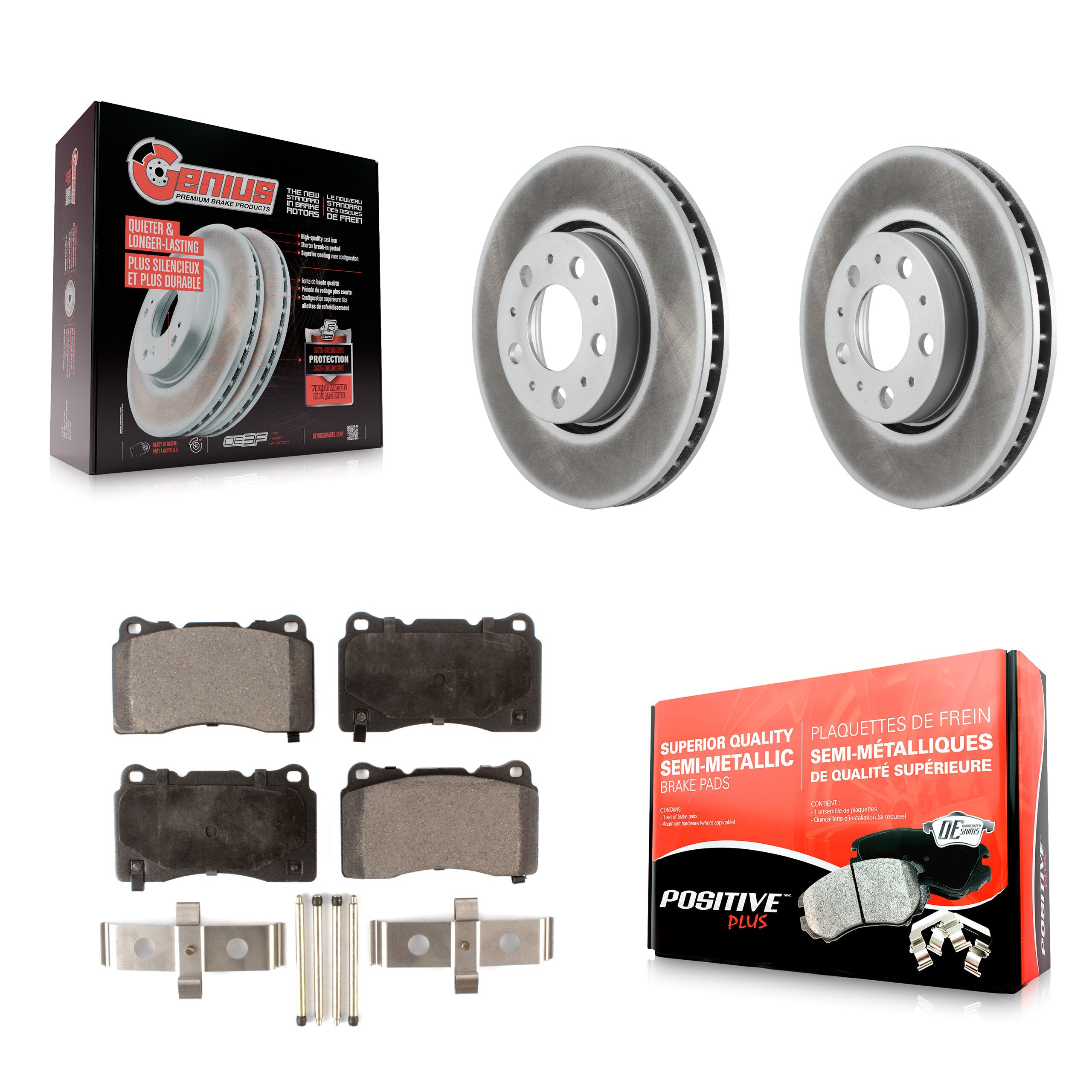 Transit Auto KGF-100244 Disc Brake Kit for 2005-2007 Volvo V70 - Front