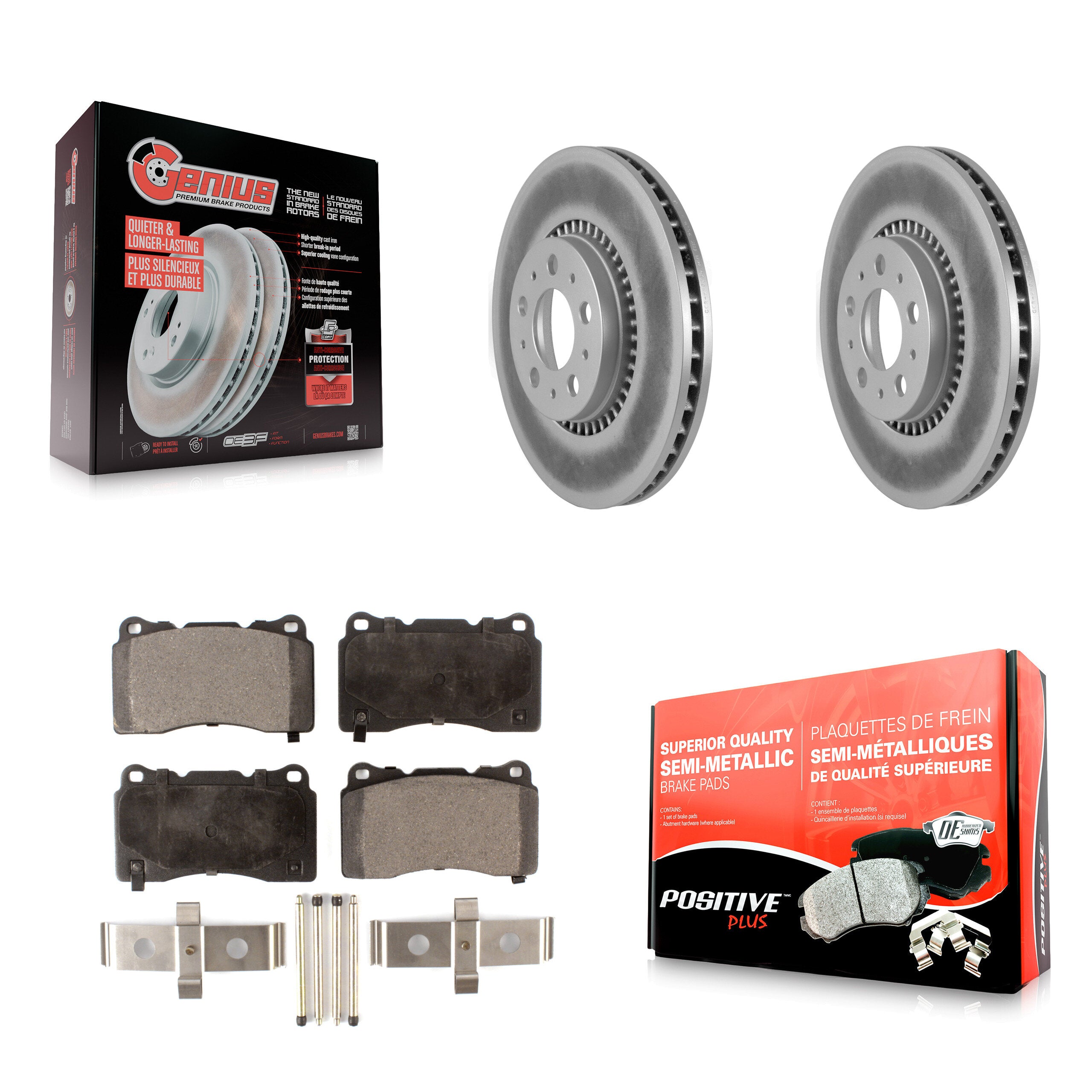 Transit Auto KGF-100246 Disc Brake Kit for 2005-2007 Volvo V70 - Front